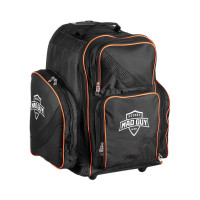 Рюкзак хоккейный на колесах Mad Guy Limited Edition SR черный/оранжевый