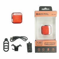 Фонарь задний RAYPAL RPL-2287, панели COB LED, макс. 120лм, литий-полимерный аккумулятор 300мАч, 6 режимов