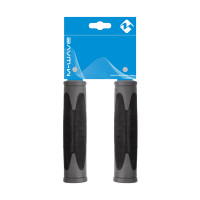 Ручки на руль M-WAVE 5-410203 резин. 2-х компонент. с антискольз. структурой 130мм черно-серые (на блистере) CLOUD BASE 1
