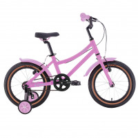 Велосипед Stark'26 Foxy Girl 16" нежно-розовый матовый/серо-голубой рама: OS (2026)