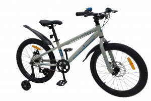Велосипед Nameless SPORT D серый/зеленый 20&quot; (2025) 