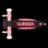 Трехколесный самокат Globber Elite Lights Glow пастельно-розовый - Трехколесный самокат Globber Elite Lights Glow пастельно-розовый