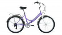 Велосипед Forward Valencia 24 2.0 фиолетовый\серый (2021)  
