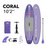 SUP-доска надувная с веслом Aqua Marina Coral 10'2" night fade (2025) - SUP-доска надувная с веслом Aqua Marina Coral 10'2" night fade (2025)