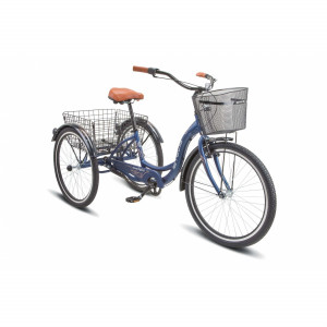 Велосипед Stels Energy-III VC 26" Z009 синий/золотой рама: 16" (2024) 
