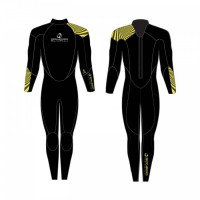 Гидрокостюм длинный Spinera Professional Rental Fullsuit 5/4/3 mm GBS black/yellow S24 S
