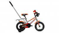 Велосипед Forward Meteor 12 серый/оранжевый (2022)
