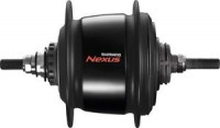 Втулка планетарная Shimano Nexus, C6001, 36 отверстий, 8 скоростей, роллерный тормоз, 132x184мм, цвет черный, б/уп.