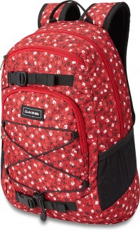 Женский рюкзак Dakine Grom 13L Crimson Rose (красный в цветочек)