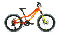 Велосипед Forward TWISTER 20 2.0 D ярко-оранжевый / ярко-желтый (2022)