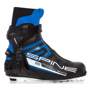 Лыжные ботинки Spine NNN Concept Carbon Skate (298) (черный/синий) (2022) 