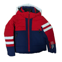 Горнолыжная куртка One More 201 Eco-Down Ski Jacket Junior Lt red/navy/white 0J201W0-22FA