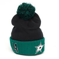 Шапка Atributika&Club NHL Dallas Stars № 14 черно-зеленая (55-58 см) 59288