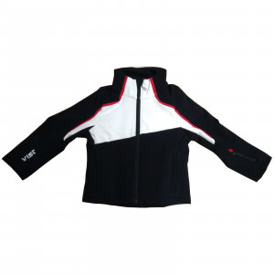 Куртка-виндстоппер Vist Tognola S500JBR Softshell Jacket Junior black-white-ruby 9900AM 