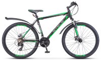 Велосипед Stels Navigator-620 MD 26" V010 черный/зеленый/антрацит (2018)