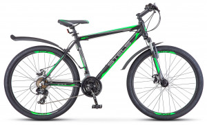 Велосипед Stels Navigator-620 MD 26&quot; V010 черный/зеленый/антрацит (2018) 