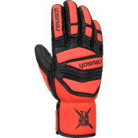 Перчатки Reusch Worldcup Warrior DH Black/Fluo Red