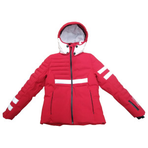 Горнолыжная куртка One More 201 Woman Eco-Down Ski Jacket LT red/white/white 0D201WF-22AA 