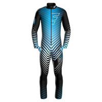 Спусковой комбинезон Energiapura с защитой флис Racing Suit Black/Turquoise Thermic JR (2024)