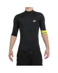 Гидромайка мужская короткий рукав Jetpilot Spliced S/S Rashguard Black_о (2019)