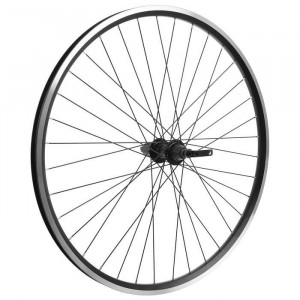 Колесо KMS 26" заднее двойной обод эксцентрик диск. тормоз кассета 