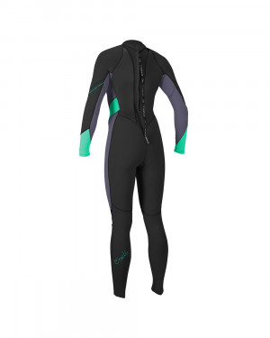 Гидрокостюм женский длинный O&#039;Neill WMS BAHIA 3/2 BACK ZIP FULL BLACK/DUSK/SEAGLASS (2019) 