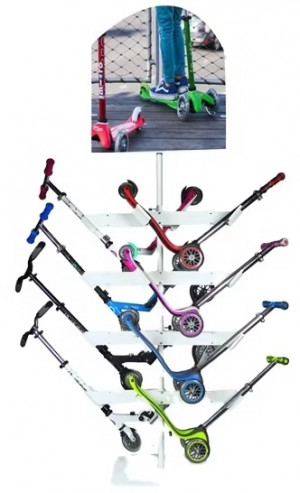 Стенд демонстрационный Globber Metal Display For 8 Scooters для самокатов 