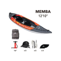 Каяк надувной двухместный с веслами Aqua Marina Memba-390 12'10" (2025)