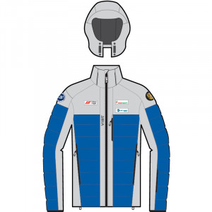 Утепленная куртка Vist Espero Insulator Jacket Unisex RASF pr.blue-pr.blue-l.grey IRIRKH (2027) 