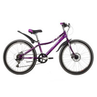 Велосипед Novatrack ALICE D 24 ПУРПУРНЫЙ рама: 10" (2021)