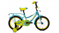 Велосипед Forward FUNKY 16 бирюзовый\желтый (2021)