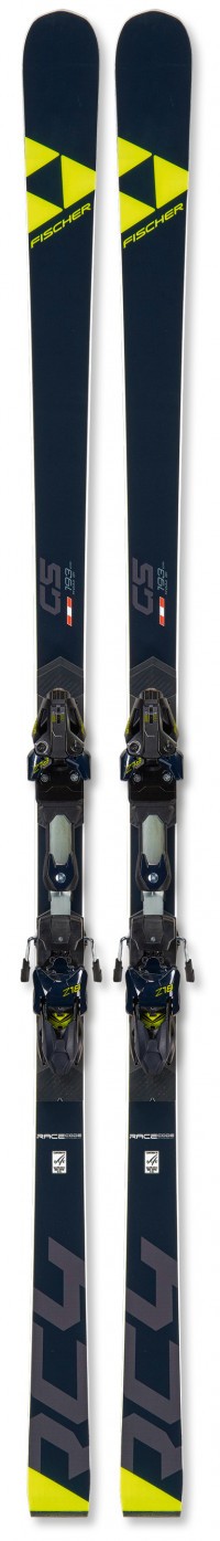 Горные лыжи Fischer RC4 Worldcup GS Masters Curv Booster+ крепления RC4 Z11 FF BRAKE 85 [D] черн./син./желт. (2020) 