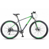 Велосипед Stels Navigator-920 MD 29" V020 (9ск) антрацитовый/зеленый рама: 16.5" (2023)