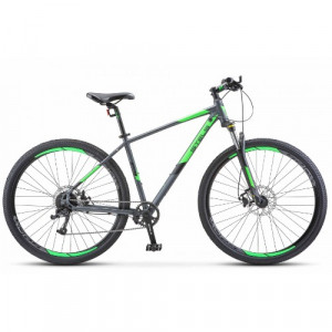 Велосипед Stels Navigator-920 MD 29&quot; V020 (9ск) антрацитовый/зеленый рама: 16.5&quot; (2023) 