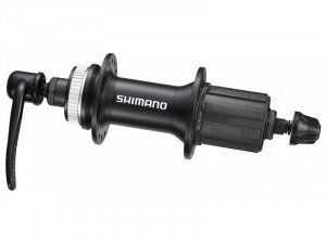 SHIMANO Втулка задняя FH-RM35 ALTUS, 36H, 8/9/10 скоростей, под диск, CENTER LOCK, OLD:135мм, ось:146мм, эксцентрик:170мм, чёрная, б/уп. 