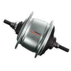 Втулка планетарная Shimano Nexus, C6001, 36 отверстий, 8 скоростей, роллерный тормоз, 132x184мм, цвет серебро б/уп. 
