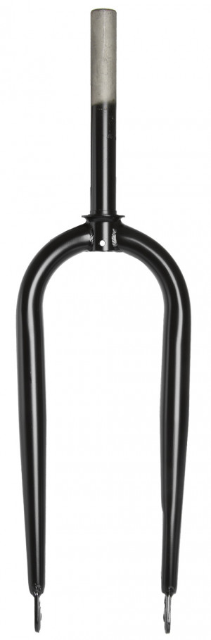 Вилка жесткая 26"х1 1/8" сталь, черный матовый (5-392610) 