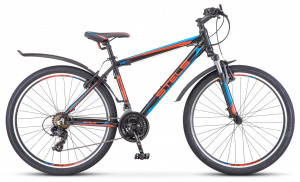 Велосипед Stels Navigator-620 V 26&quot; V010 черный/красный/синий (2018) 