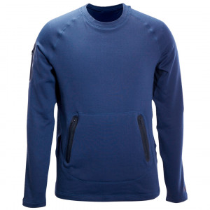 Толстовка BAUER FLC FLEECE CREW - BLU (2022) (1059400) 