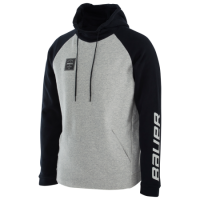 Толстовка BAUER SQUARE HOODIE SR - BLK/HTHR GRY (2021)