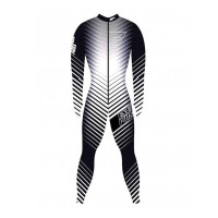 Спусковой комбинезон с защитой Energiapura Racing Suit Black/Light Grey Thermic JR флис (2024)