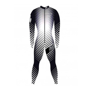 Спусковой комбинезон с защитой Energiapura Racing Suit Black/Light Grey Thermic JR флис (2024) 