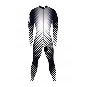 Спусковой комбинезон Energiapura с защитой флис Racing Suit Black/Light Grey Thermic JR (2024) 