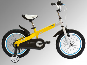 Велосипед Royal Baby Buttons Alloy 14&quot; желтый (2021) 