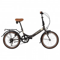 Велосипед Novatrack Aurora 20" коричневый (2024)