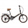 Велосипед Novatrack Aurora 20" коричневый (2024) - Велосипед Novatrack Aurora 20" коричневый (2024)