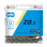 Цепь KMC Z8.3, 8 ск., 1/2x3/32"x116, серебр./сер., в торг.уп. - Цепь KMC Z8.3, 8 ск., 1/2x3/32"x116, серебр./сер., в торг.уп.