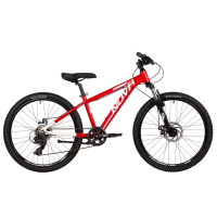 Велосипед Novatrack Extreme 7.D 24" красный рама: 13" (2025)