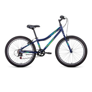 Велосипед Forward Iris 24 2.0 D темно-синий рама: 12&quot; (2023) 
