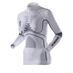 Термобелье X-Bionic футболка Lady Acc Evo UW Shirt LG SL Zip Up white 